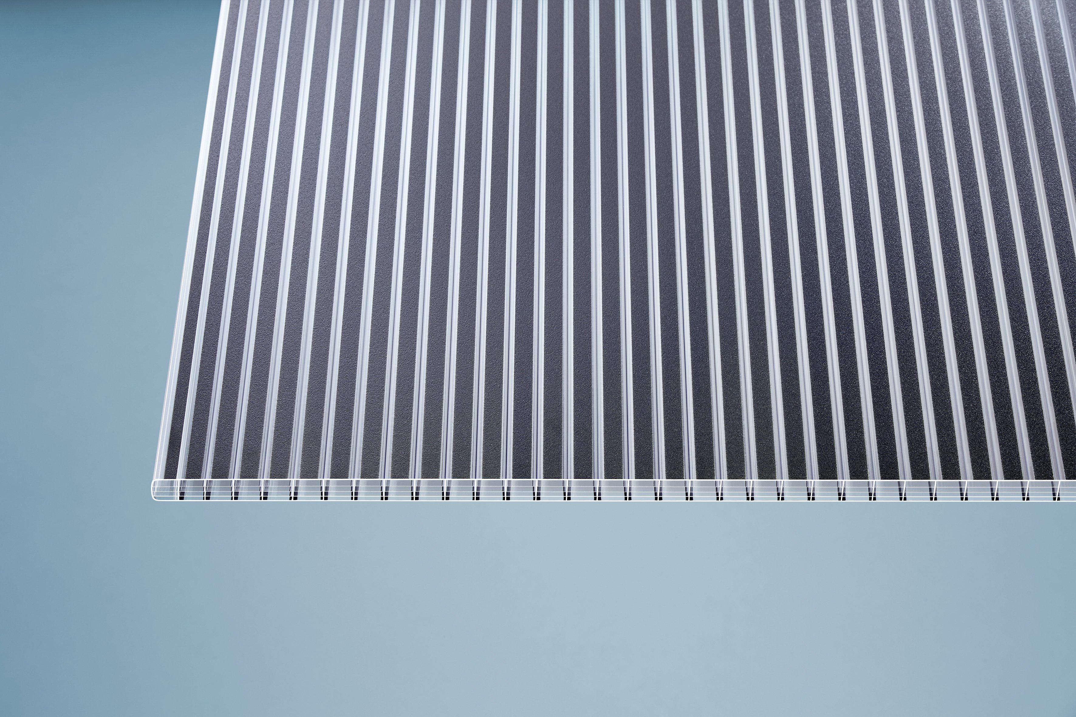 Gutta Hohlkammerplatten Bedachung Erweiterung "Zebraplatte" inkl. Befestigungsmaterial