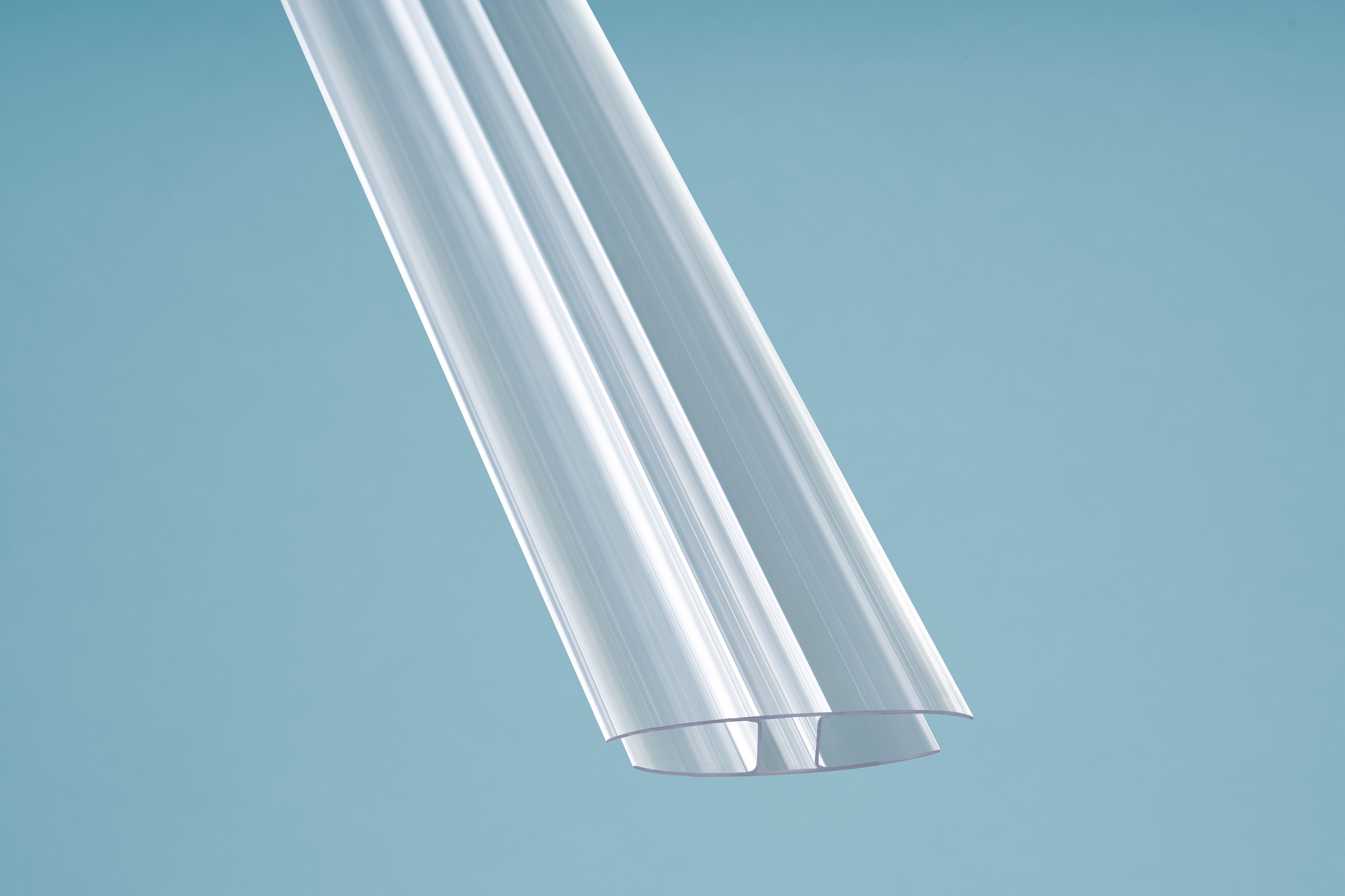 H-Profil transparent 10 mm