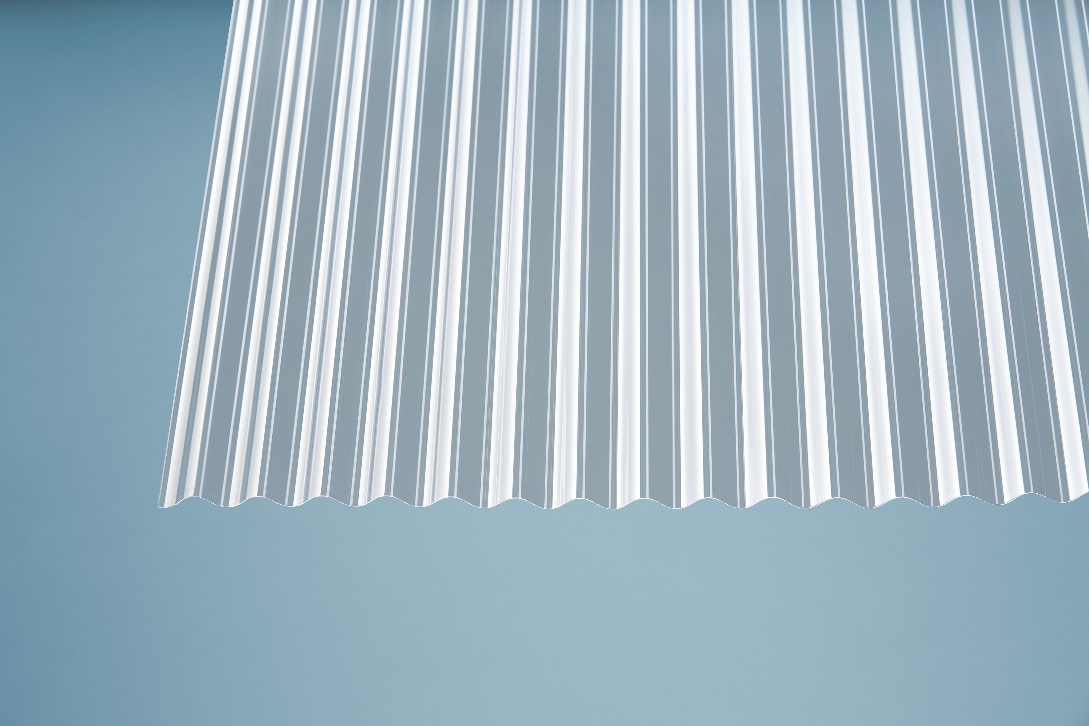 PVC Wellplatten 0,8 mm Microsinus klar