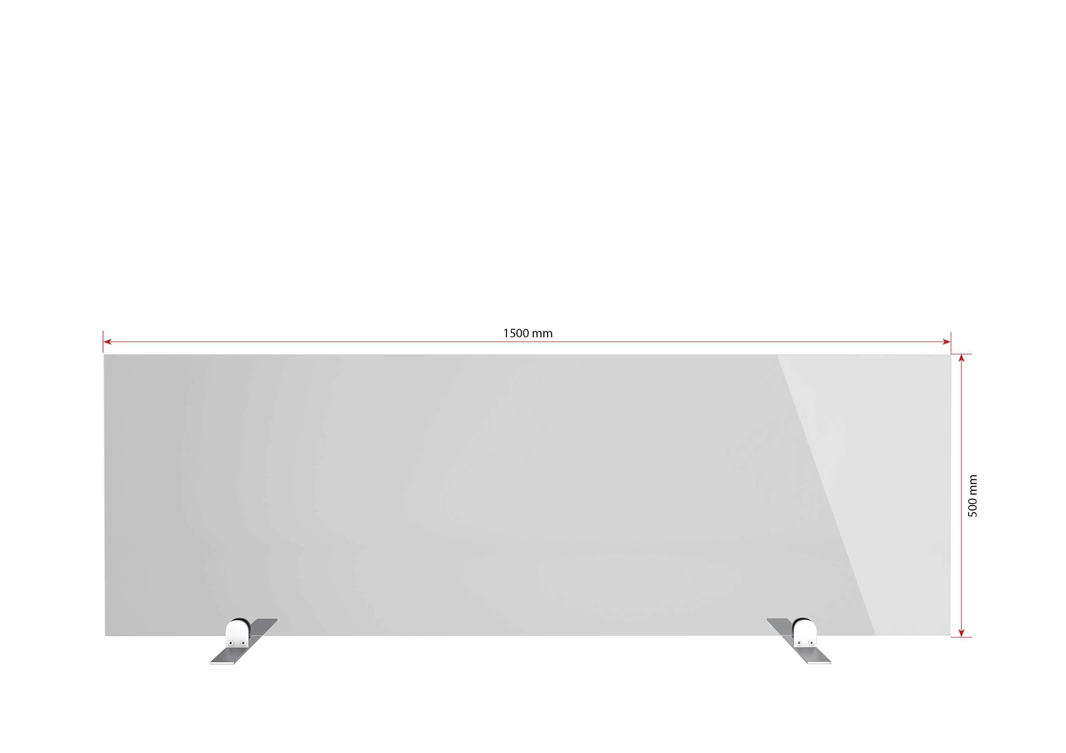 Gutta Spuckschutzwand Premium 1500 x 750 x 6 mm